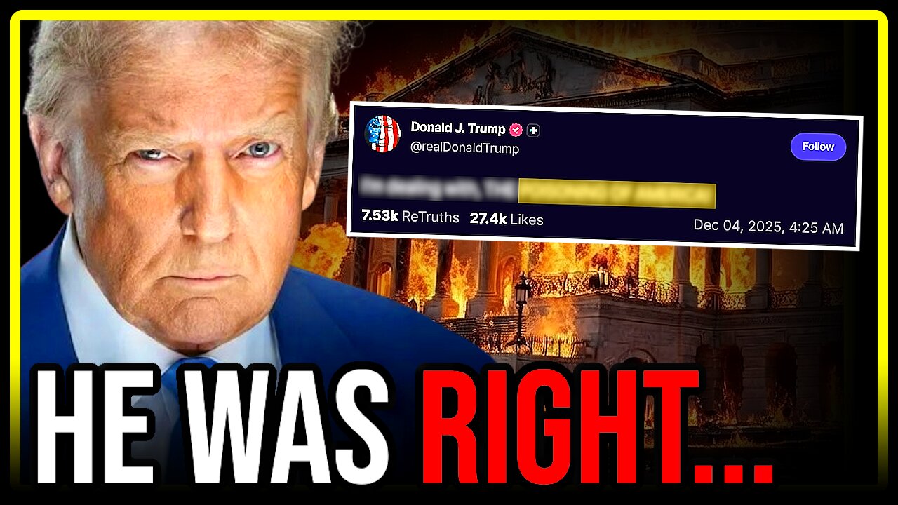 🔴Trump predicted ALL OF THIS...🔴