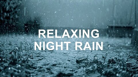 Soothing Rain Sounds at Night – Fall Asleep Fast 🌙