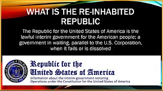 Re-Inhabited Republic And How You Can Be A Part Of It .......