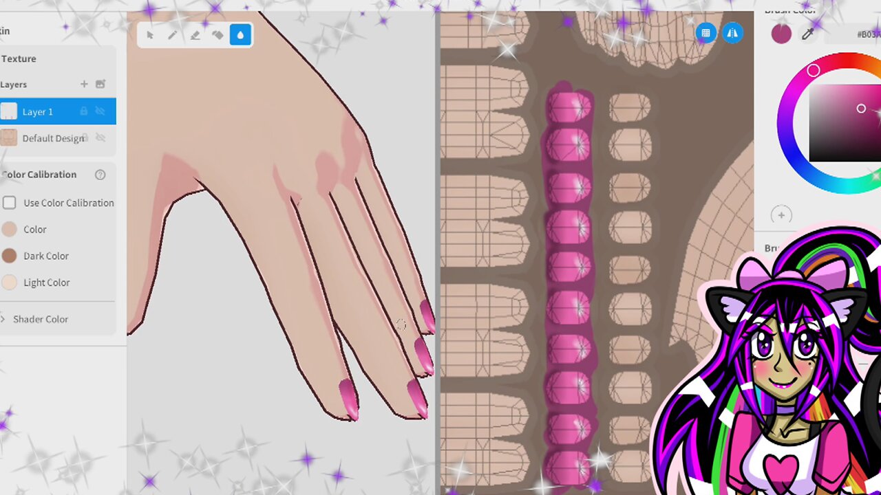 VRoid Timelapse - OC Sakura Kiko!