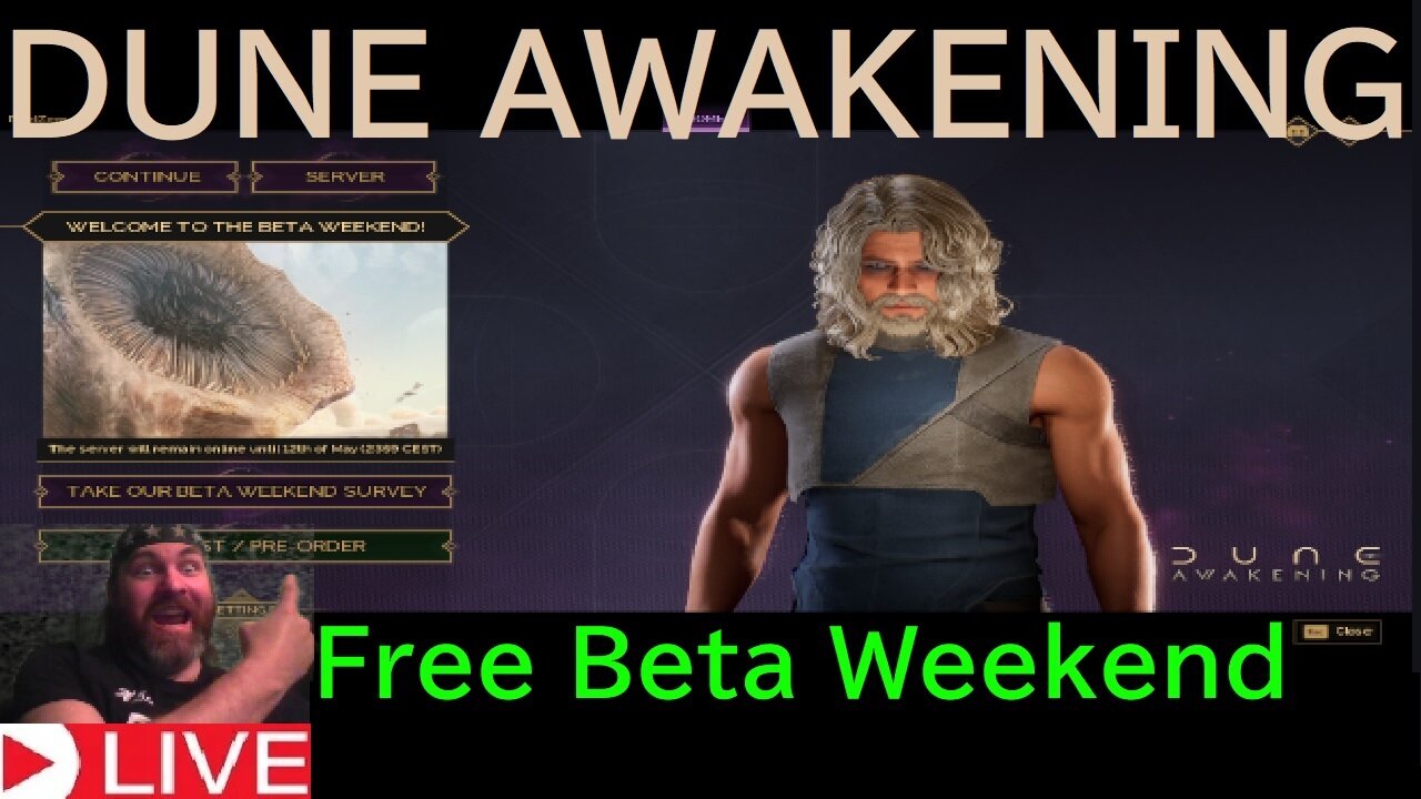 Dune Awakening Free beta weekend (livestream) - Conan Exiles PVP player plays