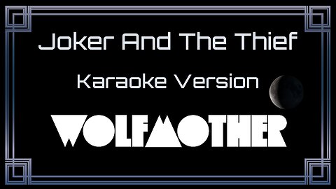 Wolfmother - Joker And The Thief (CC)