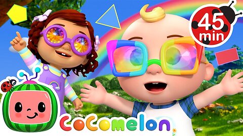Learning Fun Colors and Shapes for Kids! 🌈 + MORE CoComelon Nursery Rhymes & Kids Songs