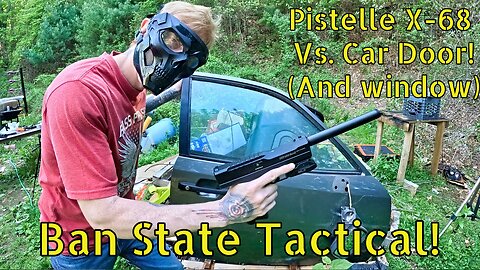 Pistelle X-68 (With Grimburg Juls) vs Car Door and Window! (Ban State Tactical)