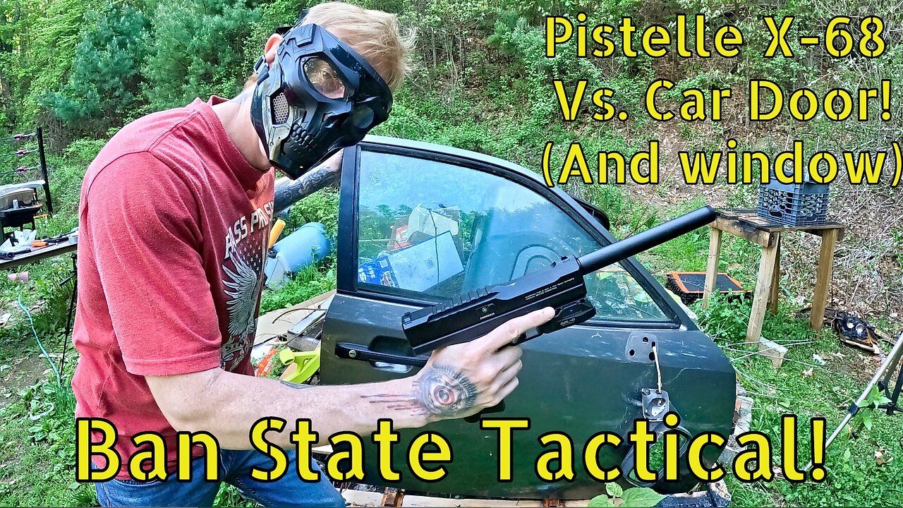 Pistelle X-68 (With Grimburg Juls) vs Car Door and Window! (Ban State Tactical)