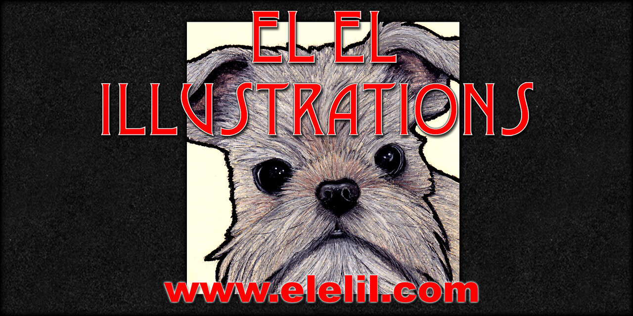 Drawing Patrick the Dog in Pastel