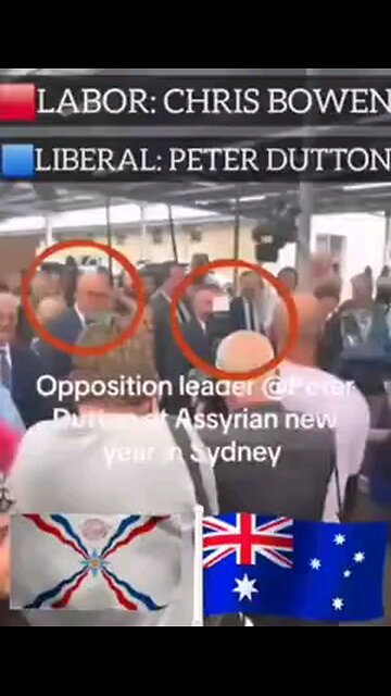 Labor’s Bowen and Liberal's Peter Dutton Campaigning TOGETHER In NSW Fairfield's Assyrian Community