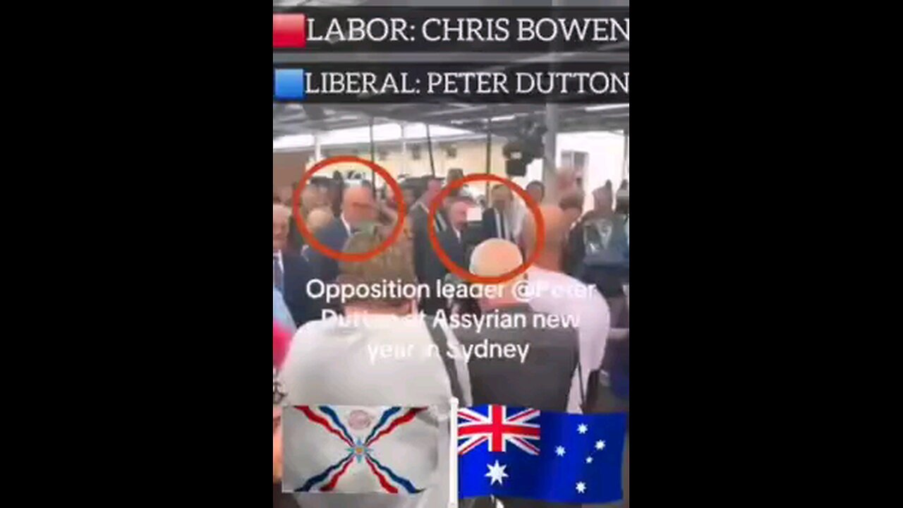 Labor’s Bowen and Liberal's Peter Dutton Campaigning TOGETHER In NSW Fairfield's Assyrian Community