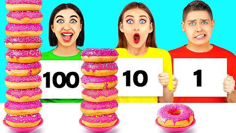 1, 10 or 100 Layers of Food Challenge by Multi DO
