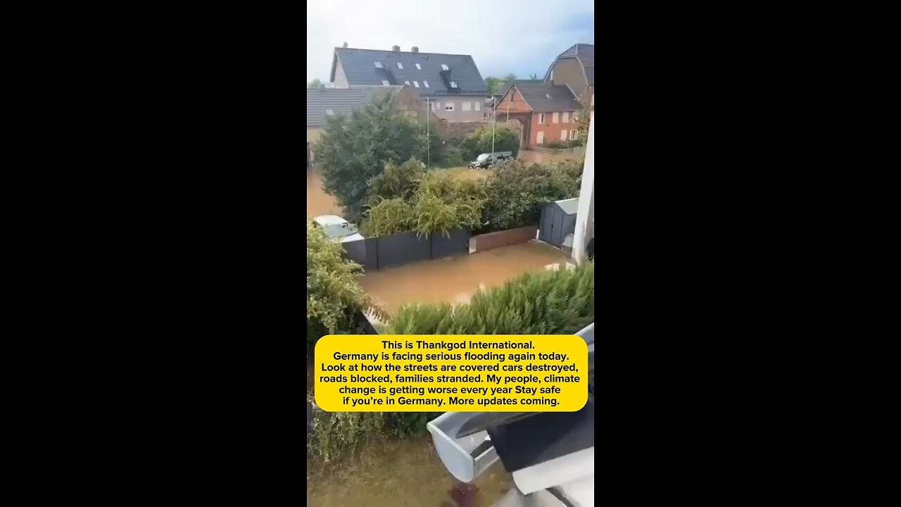 🚨 Germany Flooding Today – Streets Destroyed!