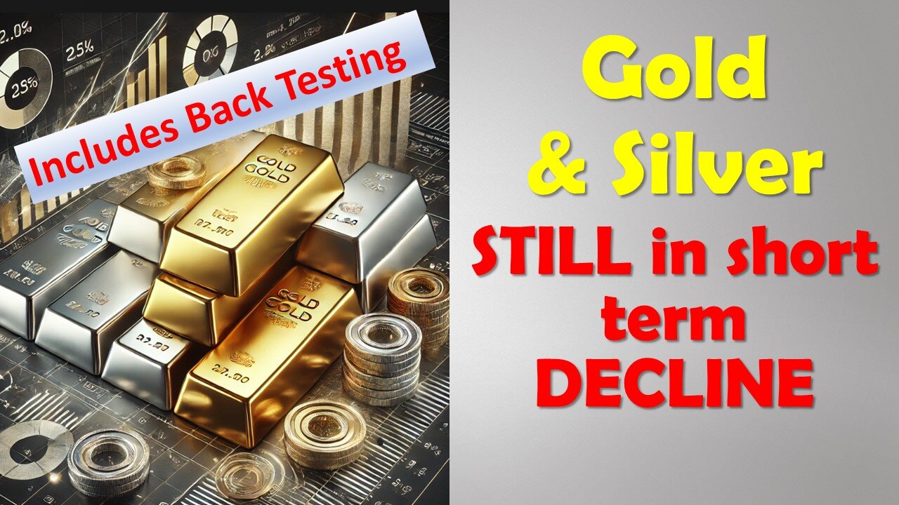 Gold & Silver STILL in short term DECLINE