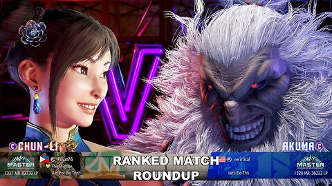 Kuya Kalbo SF6 Ranked Match Roundup. Chun Li Master Rank [Hori Fight Stick]
