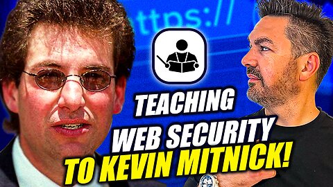 The time I taught Web Security to Kevin Mitnick!