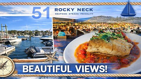 This Waterfront Restaurant in Gloucester, MA Has the BEST Sunset Views 🌅 | 51 Rocky Neck Review