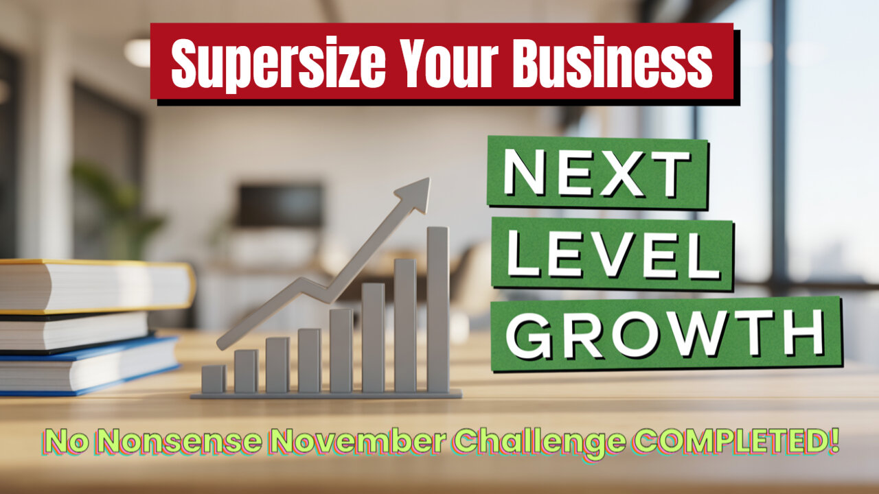 Finish Strong And Commit To Next Level To Supersize Your Business!