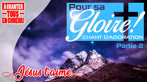 CHANT D'ADORATION | qui nous rappelle l'amour de Dieu | 🙏❤️🙏- JÉSUS T'AIME -🙏❤️🙏 #adoration2025