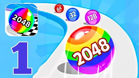 Ball Run 2048: Merge Number - Gameplay Walkthrough Part 1 - (iOS, Android)