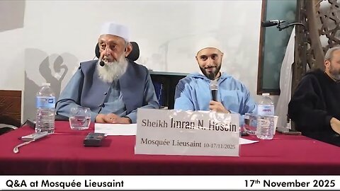 Sh. Imran Hosein - Lectures in France: 7. Last session devoted to Q&A and general discussion
