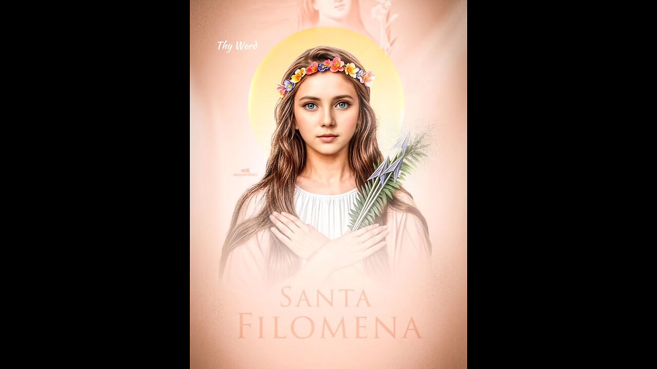 SAINT PHILOMENA: THE ONLY SAINT TO EVER HAVE THIS!: ST PHILOMENA PRAY FOR US AMĔN 🙏 🙏 🙏 💖 💖 💖