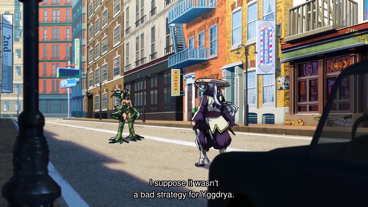 sunraku vs meg | Shangri-La Frontier Season 2