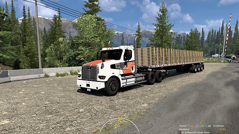 ATS, Uphill 7% grade, Western Star 49x, 25 t, automated manual transmission