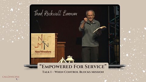 Talk 1 – When Control Blocks Mission