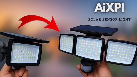 This £20 Solar Light Is Surprisingly Powerful! | AiXPI Review