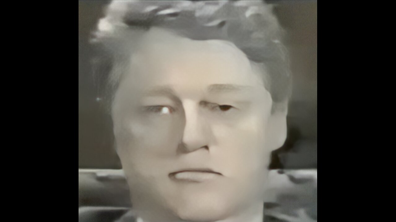 Bill Clinton Under A Hypnotise Trance