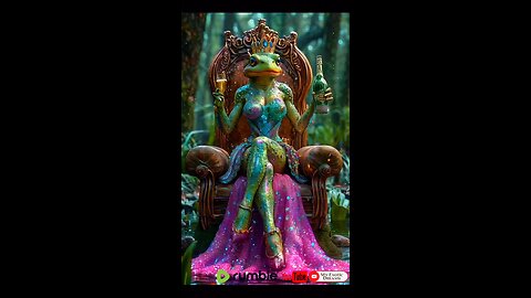 The Glamorous Frog Queen Reigns Supreme! 👑🐸✨ | Royal Vibes Only!
