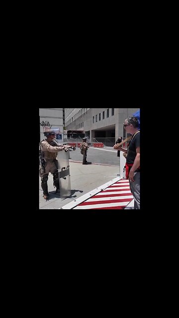 Dems Hate The Military…Grown Aŝŝ Adult Libtard Telling A 20-Year-Old Marine He's "Disrespecting" Him