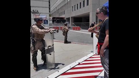 Dems Hate The Military…Grown Aŝŝ Adult Libtard Telling A 20-Year-Old Marine He's "Disrespecting" Him