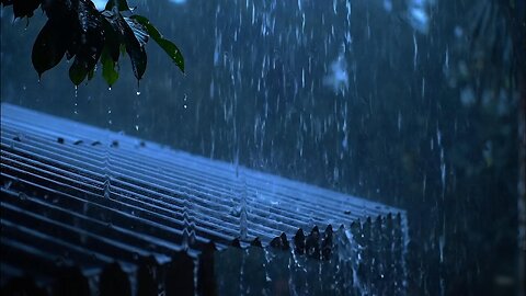 Deep Sleep Rain Sounds: Relaxing Thunderstorm for Insomnia Relief & Stress Reduction (3 Hours)