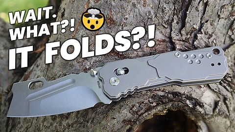 Folding Butcher?! | Titanium Blades, Premium Steels & Wild Designs | AK Blade