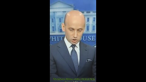 Stephen Miller at his best