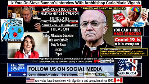 Liz Yore On Steve Bannon’s Interview With Archbishop Carlo Maria Viganò (compilation version)