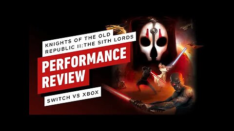 Star Wars Knights of the Old Republic II - The Sith Lords - Switch vs OG Xbox Performance Review