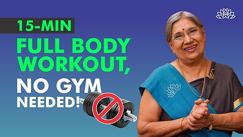 15-Min Home Workout Full Body Yoga For Strength and Flexibility No Equipment Needed
