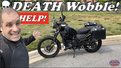 Death Wobble on My Royal Enfield Himalayan — I Need a New Front Wheel!