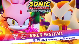 Sonic Racing Crossworlds Online Joker Festival with Mods - 10/24/25
