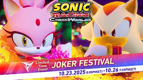 Sonic Racing Crossworlds Online Joker Festival with Mods - 10/24/25