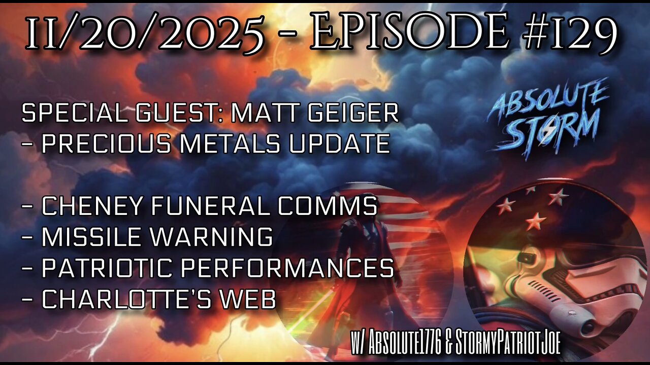 Absolute Storm Ep 129 11/20/2025 6pm EST w/ Matt Geiger