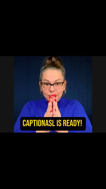 🚨 Great News: CaptionASL Is Ready For You! 🙌 #ASL #Deaf #signlanguage #sign-speak #captionASL
