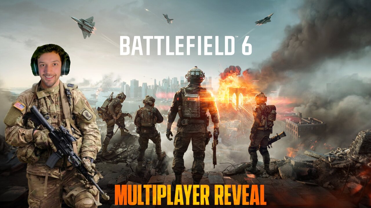 🔴LIVE - BATTLEFIELD 6 MULTIPLAYER REVEAL!! (WATCH PARTY)