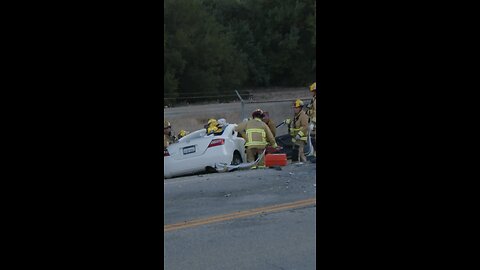 At Least 1 Trapped After Head-On Crash 08/26/2025 06:49 pm CHATSWORTH
