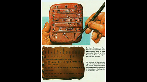 Cuneiform tablets, representing one of the earliest known writing systems