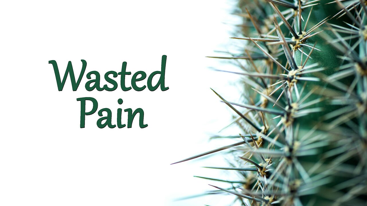 "Wasted Pain" - Poem