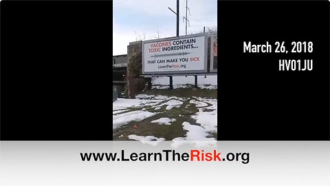 [March 26 2018] Brandy Vaughan billboard Paul Offit offices Philadelphia LearnTheRisk