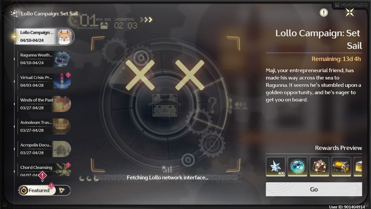 Lolo Campaign: Set Sail Event Day 1 - Wuthering Waves - Version 2.2