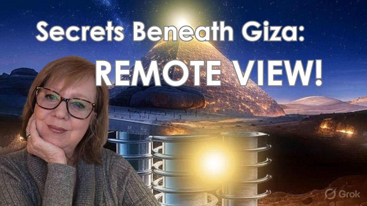 REMOTE VIEW: Giza’s Hidden Depths UNVEILED: Ancient Power Plant or Lost City?