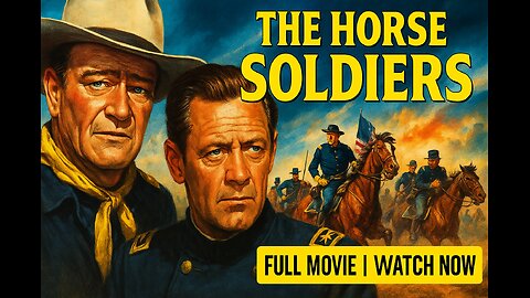 The Horse Soldiers (1959) | Full Movie | John Wayne Classic Western